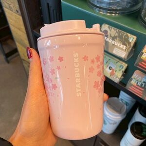 Starbucks 2026 Cherry Blossom Tumbler 12 oz Pale Petal Hue Color